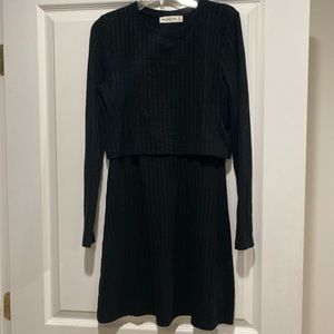 abercrombie and fitch long sleeve t shirt dress